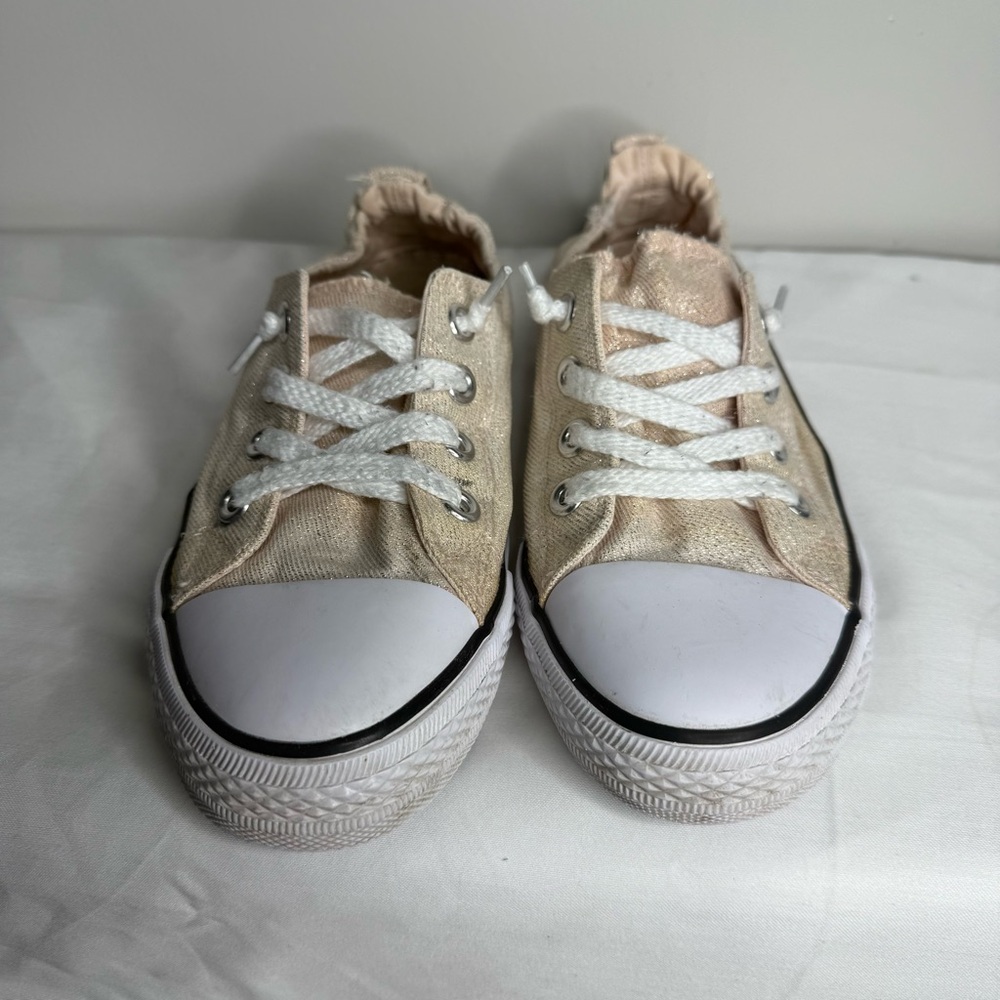 Falls Creek Slip On Womens Size 8 Pink Shimmer Sneakers